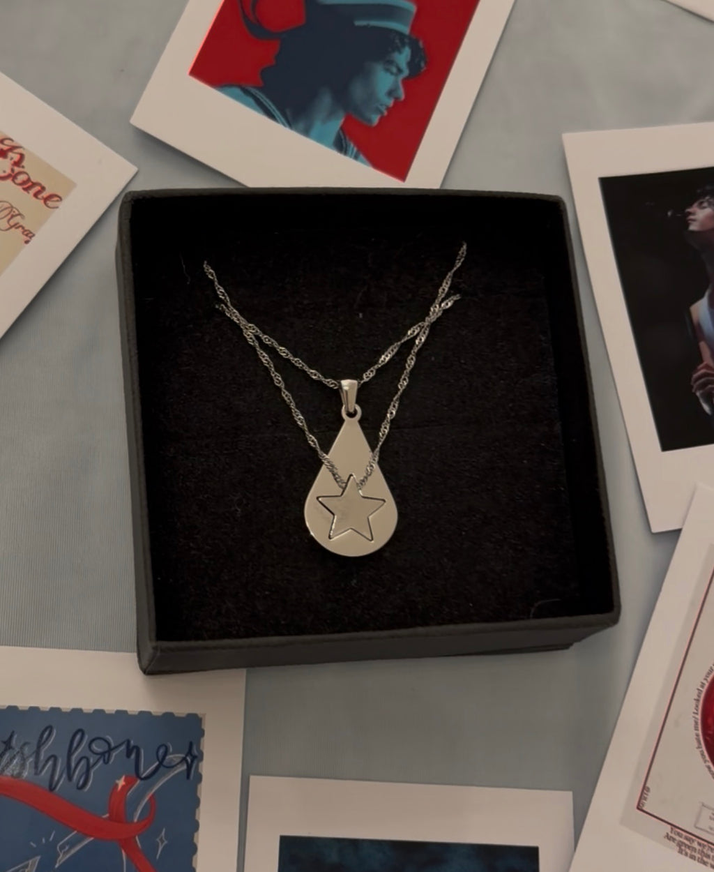 Conan Gray Inspired conan x olivia set adjustable chain with a necklace box